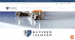 Desktop Screenshot of kluizenensloten.nl