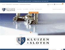 Tablet Screenshot of kluizenensloten.nl